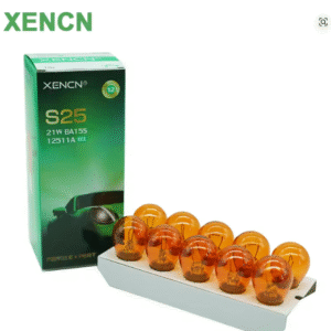Bóng đèn halogen ô tô 2 tóc đỏ chân lệch (12V)(XENCN) (12536A)