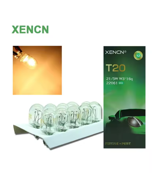 Bóng đèn halogen ô tô chân T20 2 TÓC TRẮNG (12V) (XENCN) (22061)