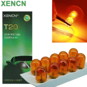 Bóng đèn halogen ô tô chân T20 1 TÓC ĐỎ (12V) (XENCN) (22051A)
