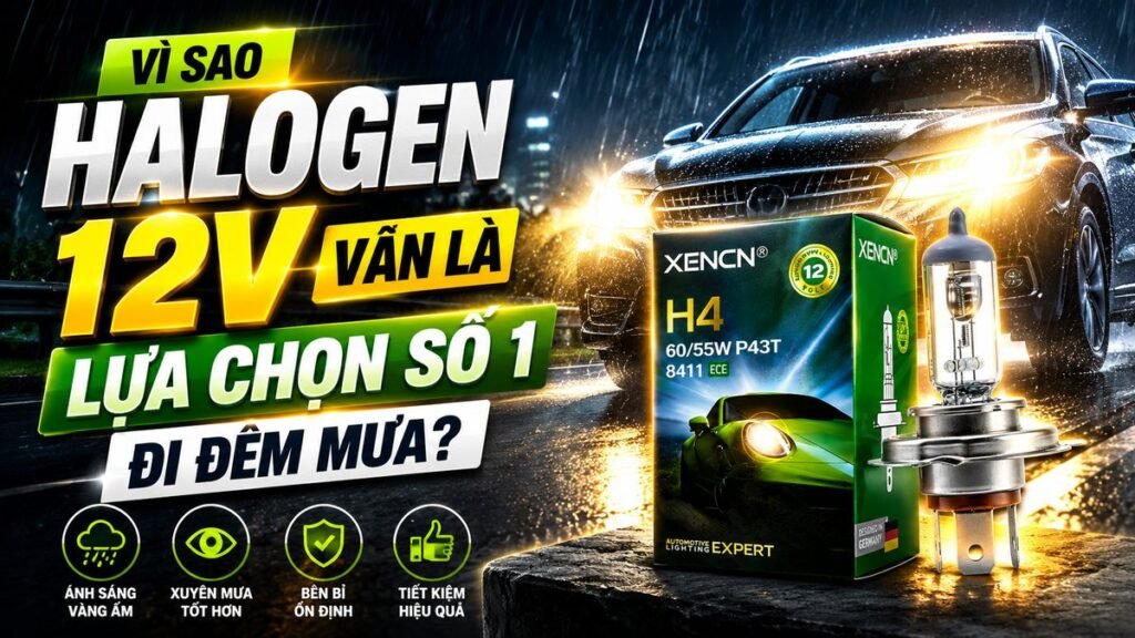 bóng đèn halogen ô tô 12v