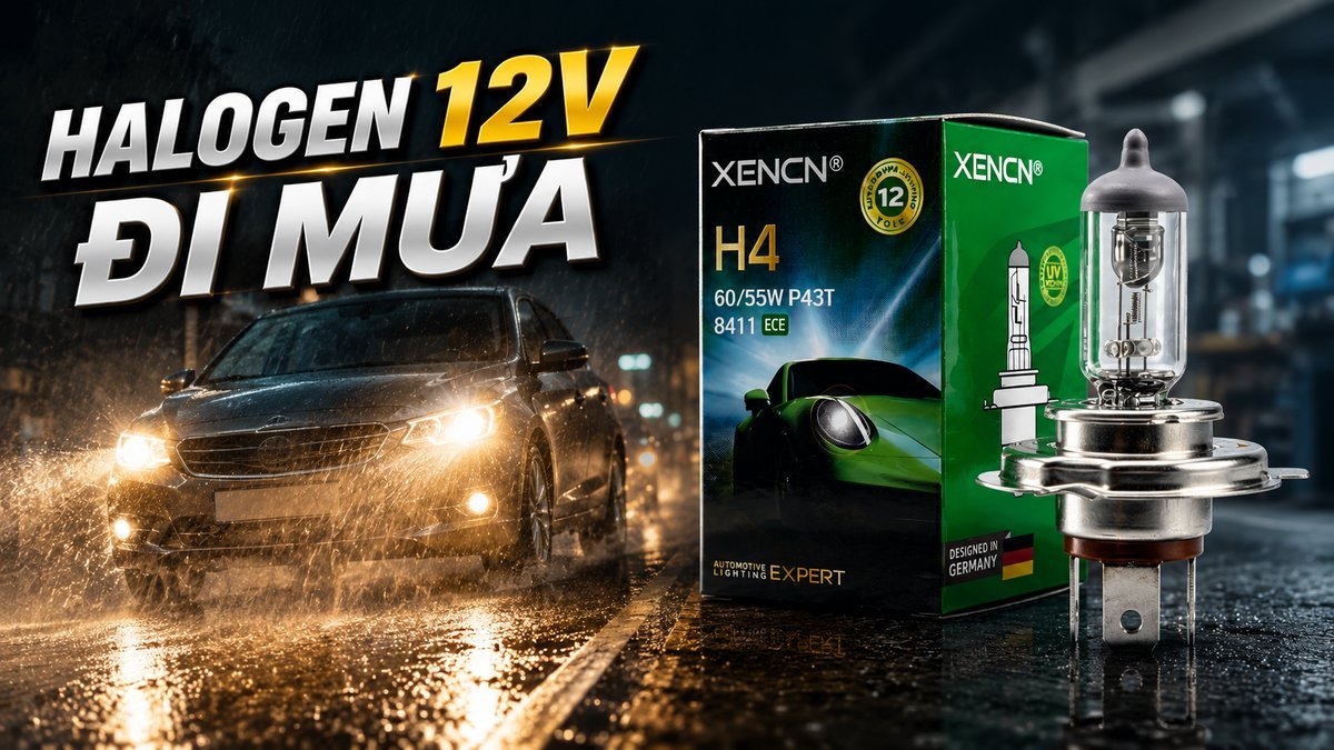 bóng đèn halogen ô tô 12v