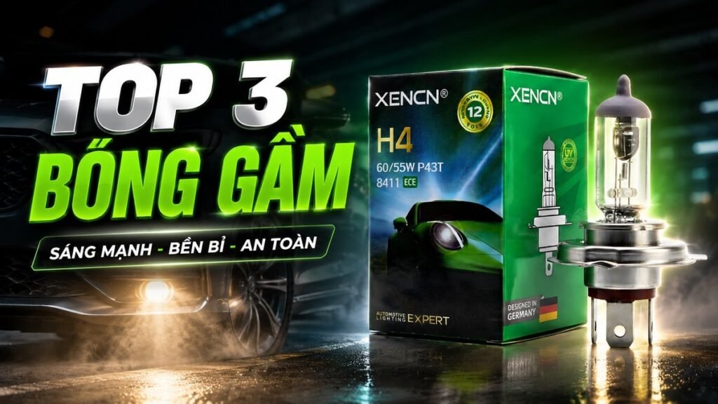bóng đèn gầm ô tô