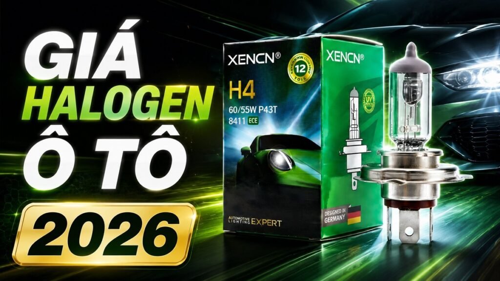 giá bóng đèn halogen ô tô